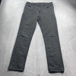 Banana Republic Traveler Jean 33x28* Slim Fit Mens Denim Pants Gray